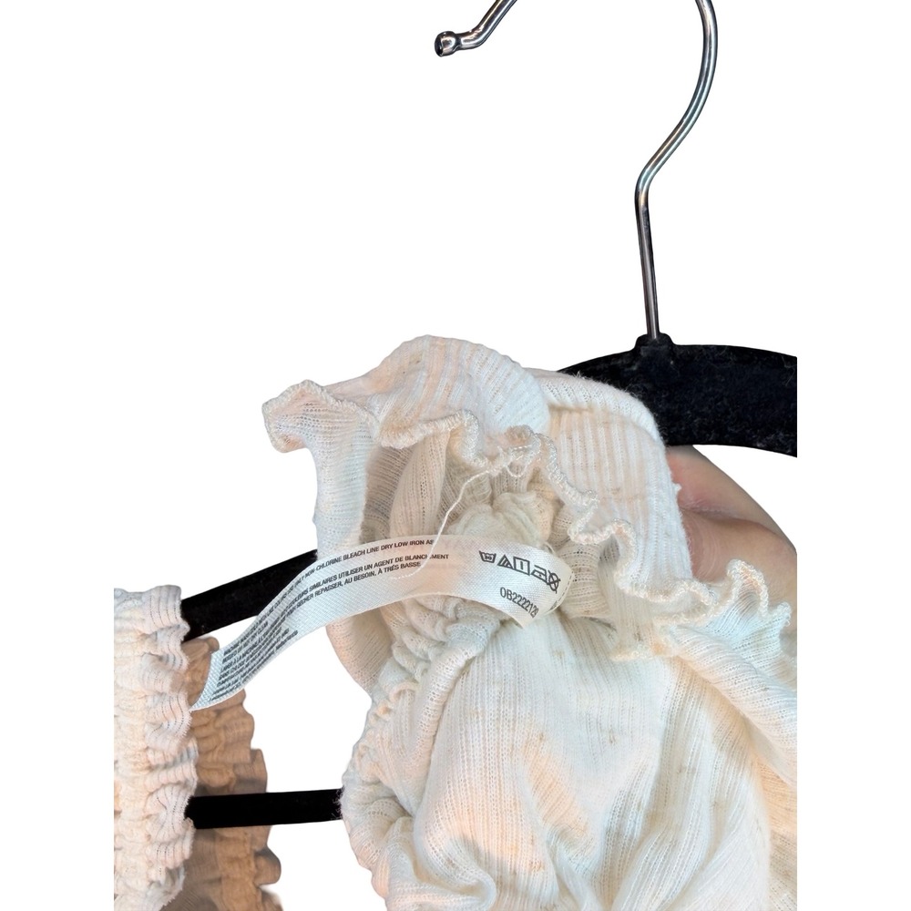 Free People Mila Ribbed Ruffle Top - Picture 6 of 6